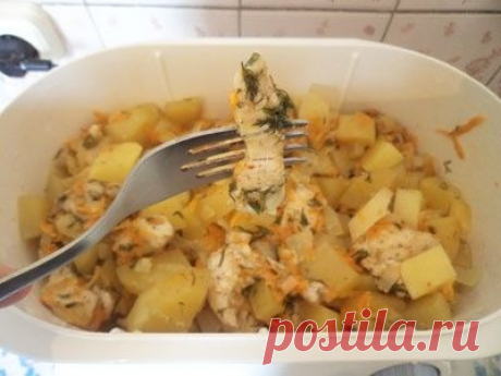 Курица с картофелем в пароварке / Блюда из курицы / TVCook: пошаговые рецепты с фото