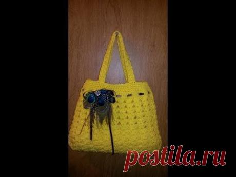 Fun Idea for DIY Crochet  #handbag lovely purse #Tutorial Handmade crochet bag Craft Idea
