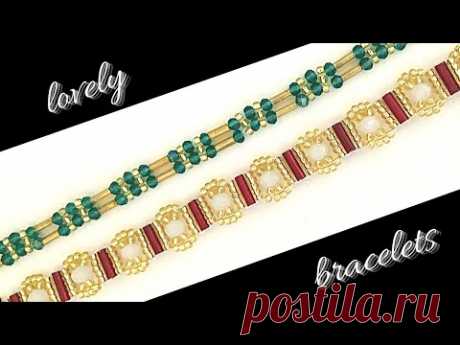Handmade bracelets making. beaded bracelets tutorial. Beaded Jewelry