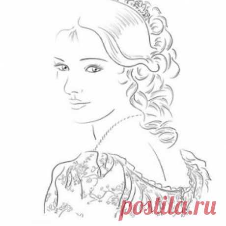 Белый лист и минимум штрихов, но портрет, как будто бы живой... - МирТесен