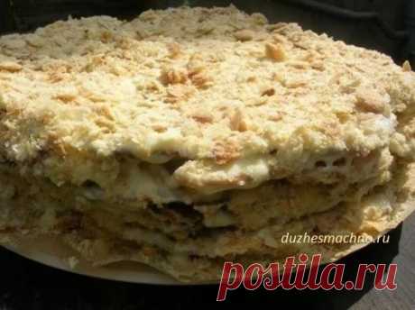 Домашний торт со сгущенки — очень простой, нежный и вкусный! https://duzhesmac...