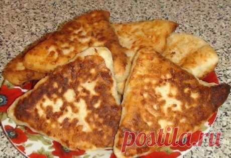 Сырные лепёшки на скорую руку