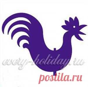 Вытынанки к Новому 2017 году: петухи, шаблоны