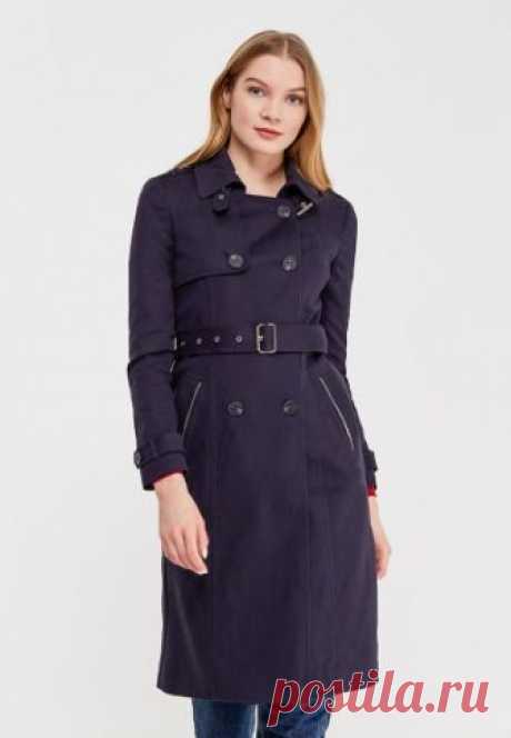 Плащ River Island  за 5 160 руб. в интернет-магазине Lamoda.ru Плащ River Island выполнен из прочного текстиля. Модель приталенного кроя. Детали: атласная подкладка; двубортная застежка на пуговицы; воротник с лацканами; прорезные боковые карманы; шлевки для пояса; съемный пояс с металлической пряжкой.