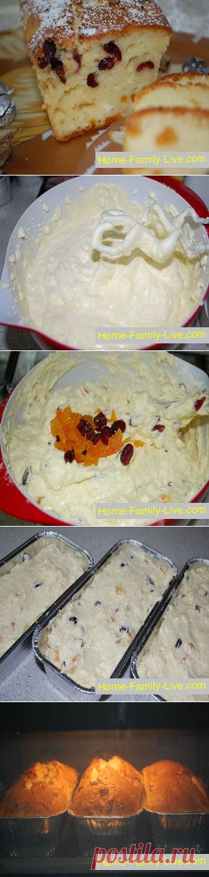 Творожный кекс - Кулинарные рецепты