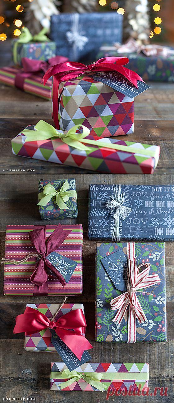 Рождественский подарок для печати пленка | Lia Griffith