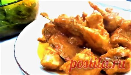 Ricette2533: Coniglio con le olive in bianco in padella.