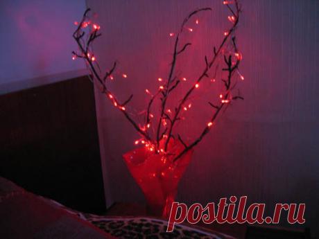 Необычный самодельный светильник — Наши дома