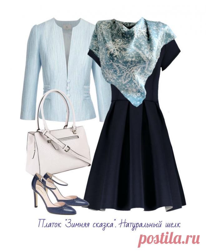 Батик платок Зимняя сказка – купить в интернет-магазине на Ярмарке Мастеров с доставкой - 7BHJFRU | Архангельск