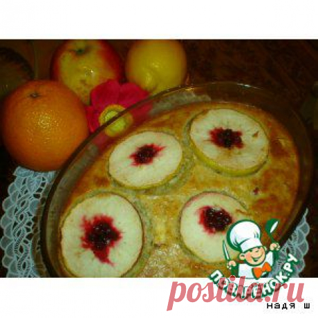 Овсянка, запеченная с яблоками - кулинарный рецепт