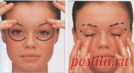 Техника массажа век