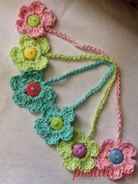 Lakeview Cottage Kids: Here it is!! The "Crochet Flower Bookmark" FREE Pattern!!!