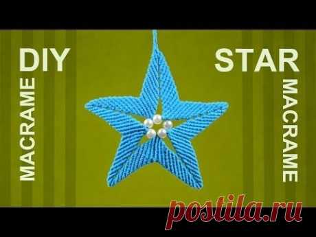 How to Make Macrame STAR Ornament