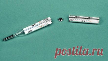 Разбился градусник в квартире. Что делать?