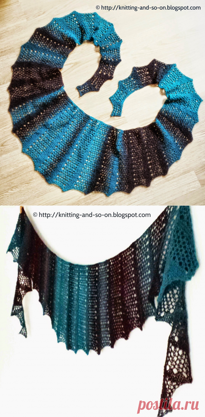 Вязание и так далее: Seifenblasen Lace Scarf