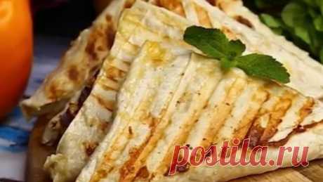 Быстрая закуска из лаваша! Отличный перекус!👌