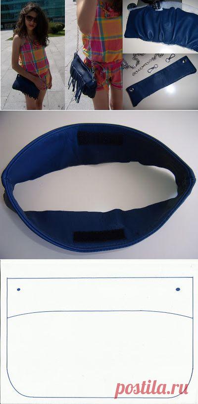 Сумка  бахромой ~ Шаблоны Мода измерения