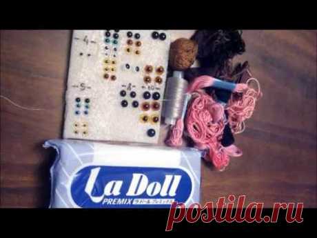 #5 Видео обзор материалов для оформления мордочки мишки тедди. | TeddyBears &amp; Dolls by Lyna
