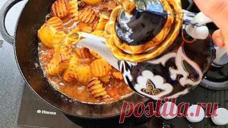 КУХНЯ УЗБЕЧКИ  | Знаменитое блюдо нашей Чайханы. Мясо с картошкой