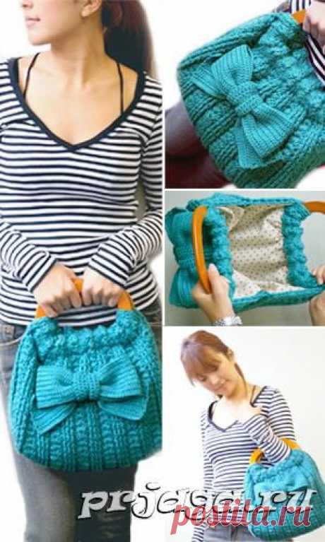 Сумки и чехлы для телефонов спицами или крючком