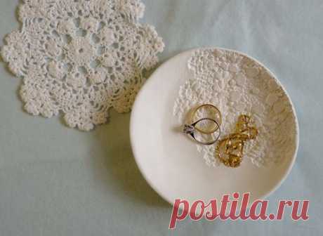 Декоративная тарелка для украшений