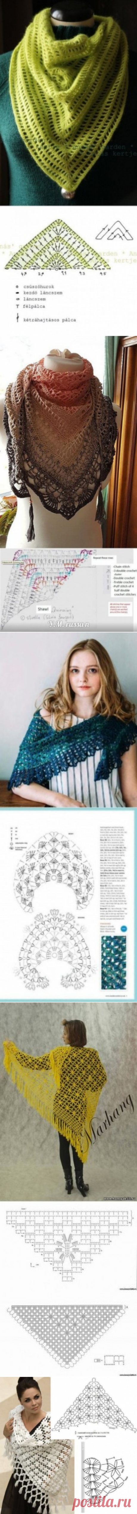 Большая подборка бактусов и шалей. Сохраните себе!