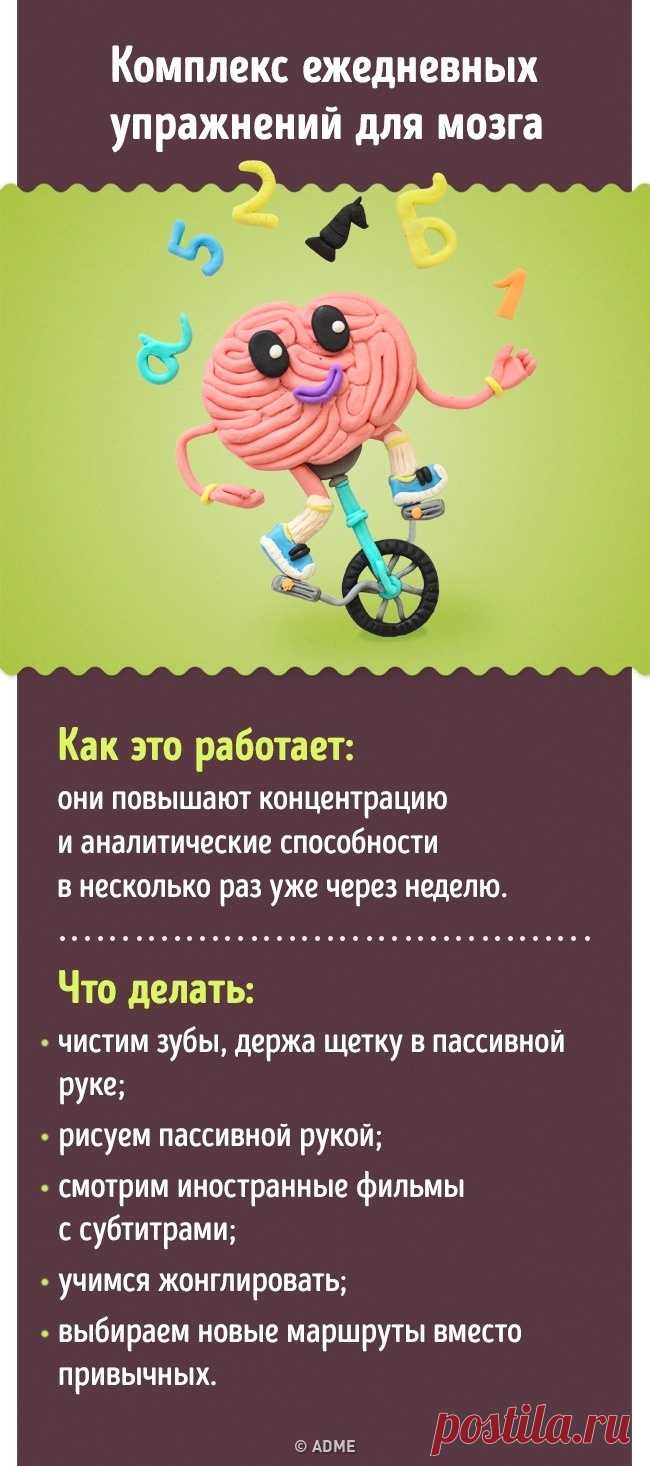 15 проверенных способов улучшить работу мозга