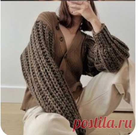 Кофта и Толстой пряжи