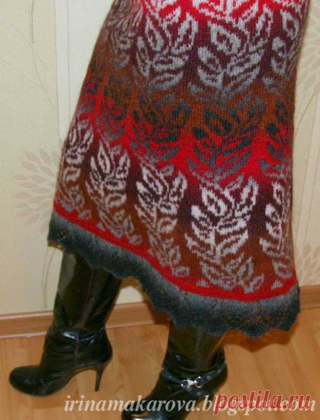 Лицевая с накидом: Круговорот Кауни в моём гардеробе