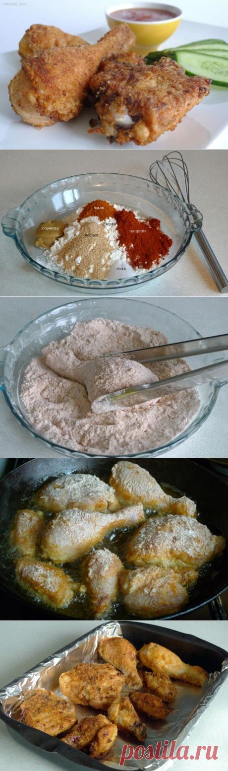 Секрет хрустящей панировки  курицы