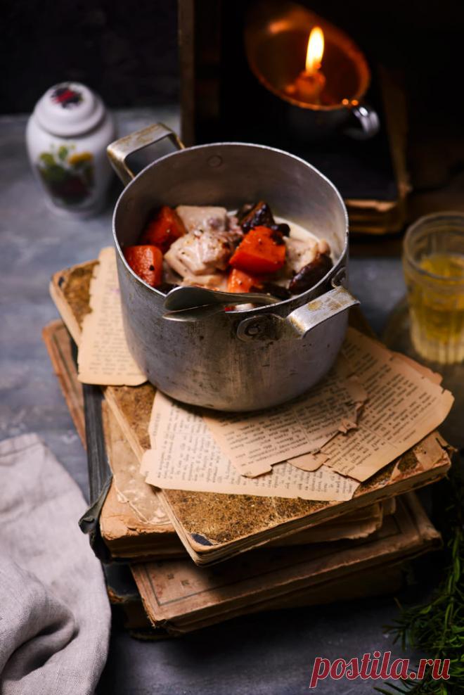 Бланкет из куриной грудки с тыквой и грибами – Кулинарный Блог