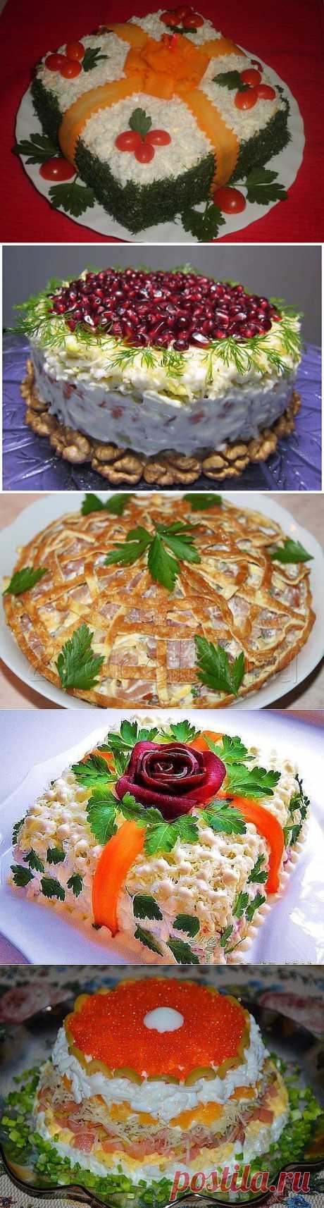 15 НЕВЕРОЯТНО ВКУСНЫХ САЛАТОВ ДЛЯ ПРАЗДНИЧНОГО СТОЛА - Простые рецепты Овкусе.ру