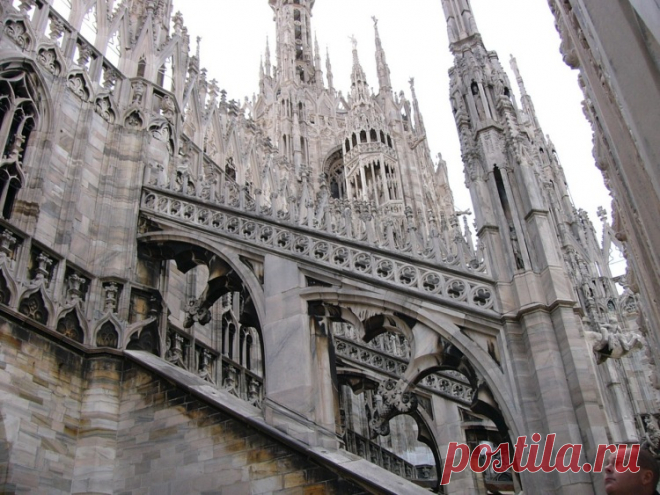 крыша собора  / Gallery.ru / Milano, Duomo - Италия, Милан - Генуя - Турин - Signature