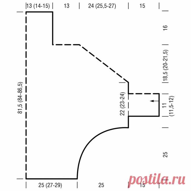 Свитер в горизонтальную резинку - схема вязания спицами. Вяжем Свитеры на Verena.ru