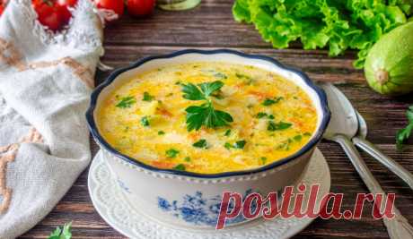 Нежный сырный суп с кабачками Вкусный обед за 30 минут!