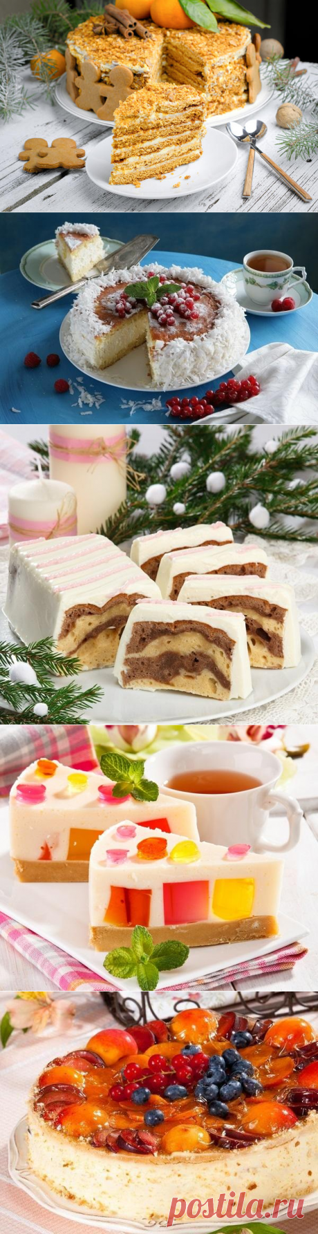 5 вкуснейших тортов для праздничного чаепития / 7dach.ru