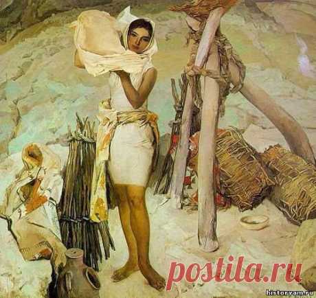 Ханджян Григор Сепухович (Армения, 1926-2000) Сбор урожая в горах. 1972 г.Редактировать или удалить это