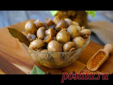 Маринованные Шампиньоны на НОВЫЙ ГОД! | Будете готовить каждую неделю