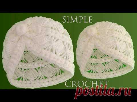 Ажурные шапочки и повязки крючком от tallermanualperu