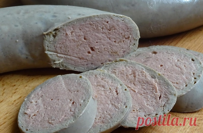 Домашняя печеночная колбаса — Со Вкусом