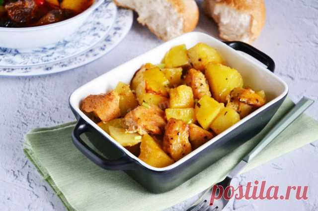 Филе индейки с картошкой рецепт с фото пошагово и видео - 1000.menu