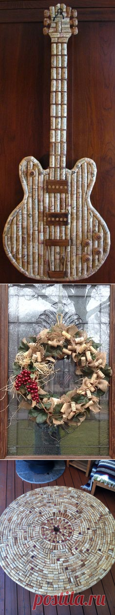Wine Cork table top. Don't know how this is done yet, but I am going to try and figure this out! | For the Home & Garden