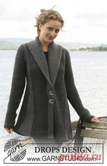 Жакет от Drops Design и Двухцветный пуловер