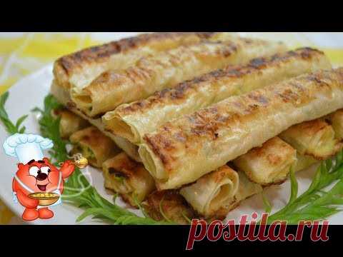 Лаваши с начинкой на сковороде-простой рецепт, ну очень вкусно!