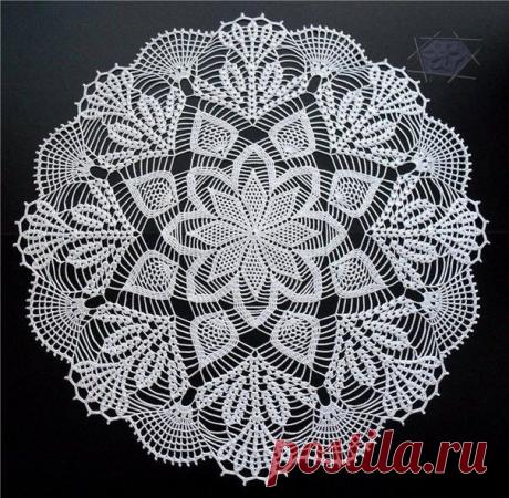 Красивая салфетка - украшение для дома