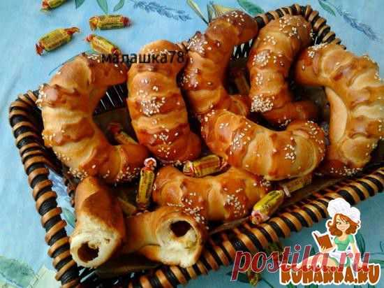 Рецепт: Рогалики "Золотой ключик".