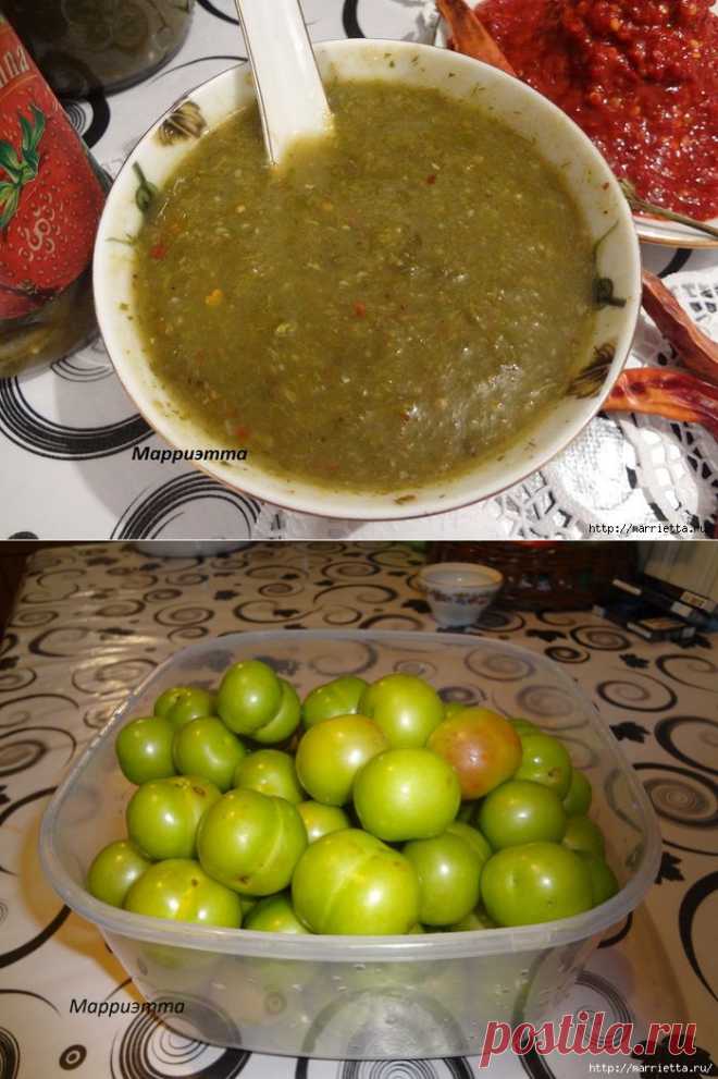 Рецепт ткемали из алычи.