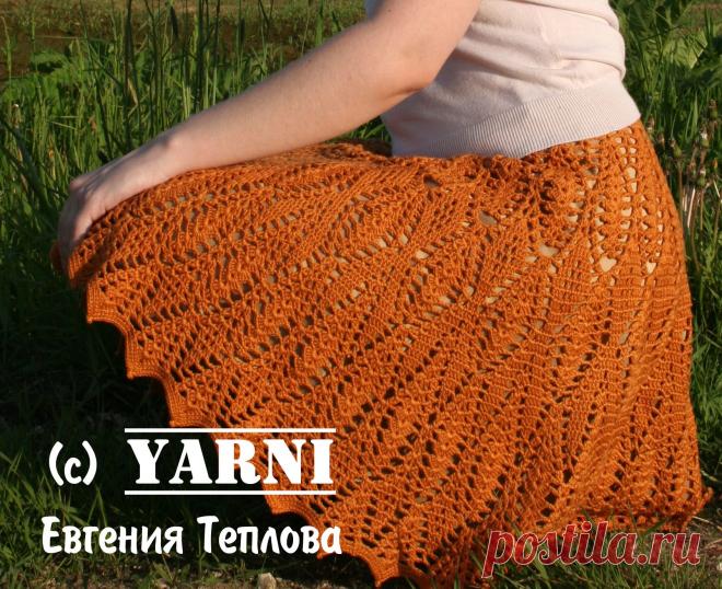 Юбка крючком.
