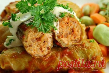 Вкусные голубцы с рисом и свининой - Dynastyofchefs.ru