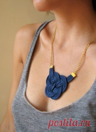 Украшения из узлов: просто и необычно — Сделай сам, идеи для творчества - DIY Ideas